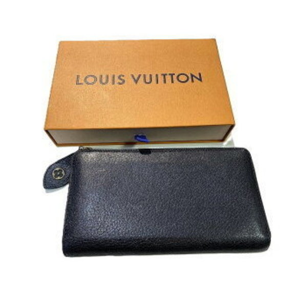 Louis Vuitton Portefeuille Comete zipper long Wallet black pink - Picture 1 of 8